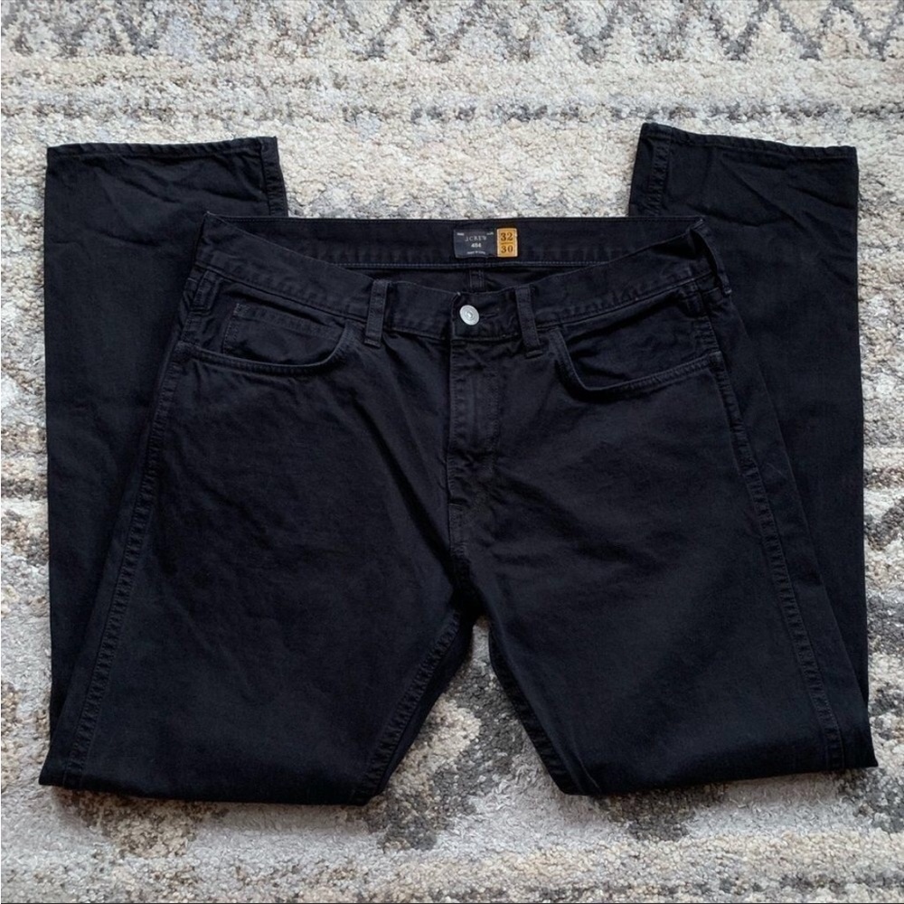 J. Crew 484 Black Denim Jeans 32x30